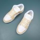 Nike Dunk Low Team Gold White Beige Men Casual Shoes