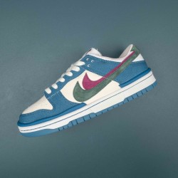 Nike Dunk Low Twist Navy White Green Women Casual Shoes 