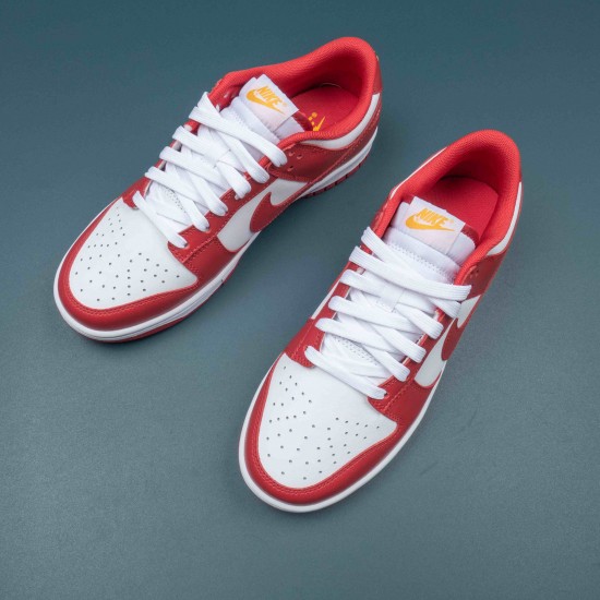 Nike Dunk Low Red White For Men Casual Shoes