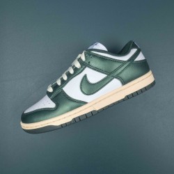 Nike Dunk Low Vintage Green White Women Shoes 