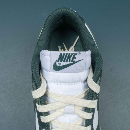 Nike Dunk Low Vintage Green White Women Shoes