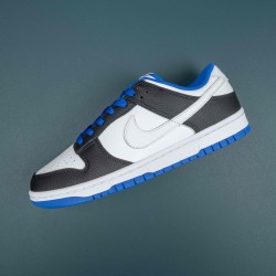 Nike Dunk Low White Black Royal Men Shoes 