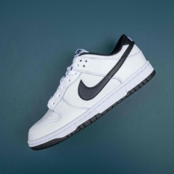 Nike Dunk Low White Black Women Casual Shoes 