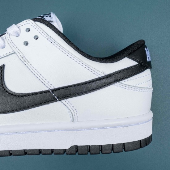 Nike Dunk Low White Black Women Casual Shoes