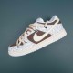 Nike Dunk Low White Brown Paisley Women Shoes