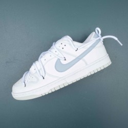 Nike Dunk Low White Lightblue Men Sports Shoes 