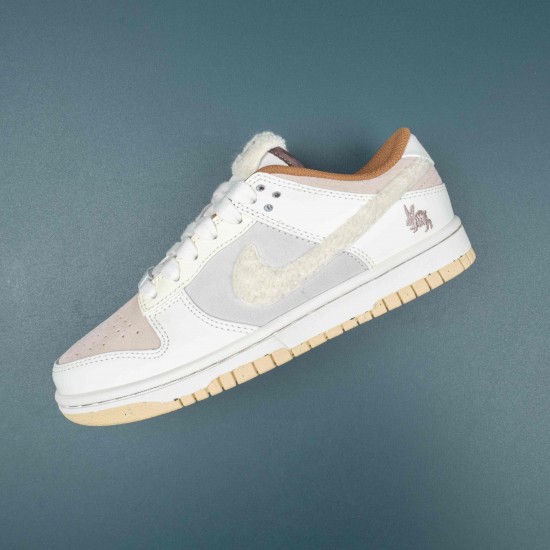 Nike Dunk Low Year of the Rabbit - White Taupe Women Men Shoes