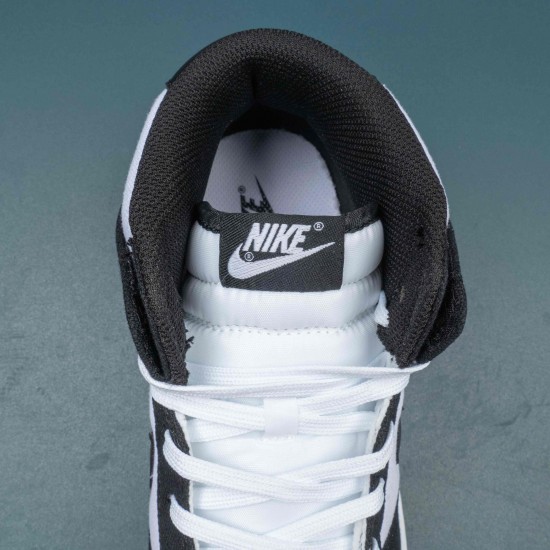 Nike Dunk Mid Black White For Men Casual Shoes