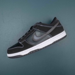 Nike SB Dunk Low Airbrush Swoosh Black Men Shoes FD6923-001 