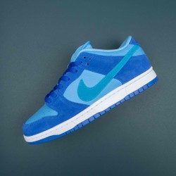 Nike SB Dunk Low Blue LtBlue Navy Raspberry Men Shoes 