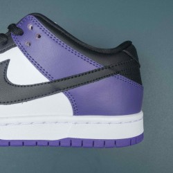 Nike SB Dunk Low Court Purple Black Men Casual Shoes 