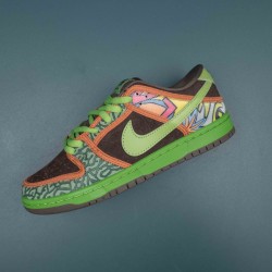 Nike SB Dunk Low De La Soul Green Brown Men Casual Shoes 