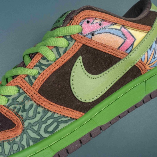 Nike SB Dunk Low De La Soul Green Brown Men Casual Shoes