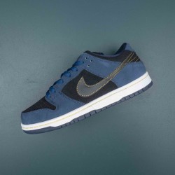 Nike SB Dunk Low Midnight Navy Black Men Shoes 304292-408 