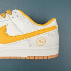 Nike SB Dunk Low Off White Yellow Men Sports Shoes 