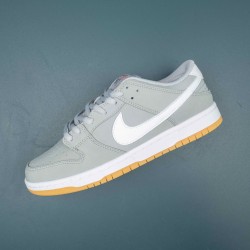 Nike SB Dunk Low Wolf Grey White Men Casual Shoes 