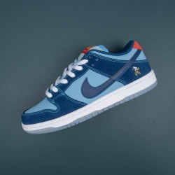 Nike SB Dunk Low Pro Ltblue Blue Red Men Casual Shoes 