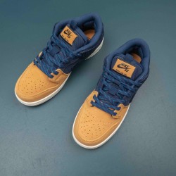 Nike SB Dunk Low Pro PRM 90s Brown Blue Men Casual Shoes 