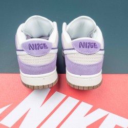 Nike SB Dunk Low Purple Beige White For Women And Men Sports Shoes 