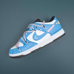 Nike SB Dunk Low Retro LtBlue White Men Casual Shoes 