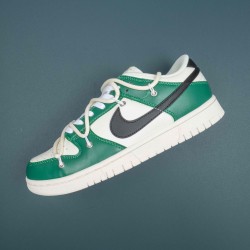 Nike SB Dunk Low Retro Green White Black Men Casual Shoes 