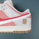 Nike SB Dunk Low SE Double Swoosh Sail Red Pink Women Casual Shoes