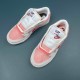 Nike SB Dunk Low SE Double Swoosh Sail Red Pink Women Casual Shoes