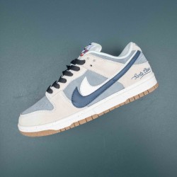 Nike SB Dunk Low SE Beige White Black Blue For Men Casual Shoes 