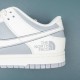 Nike SB Dunk Low The North Face Off-White Grey Silver Women Men Shoes