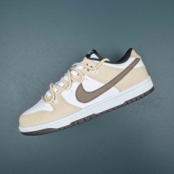 Nike SB Dunk Low White Brown Beige Men Shoes DD1391-100 