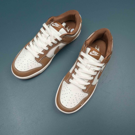 Nike SB Dunk Low White Brown Women Casual Shoes