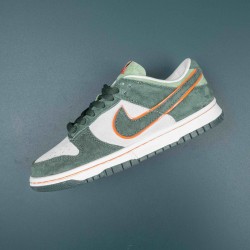 Nike SB Dunk Low White Green Orange For Men Casual Shoes 