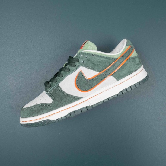 Nike SB Dunk Low White Green Orange For Men Casual Shoes