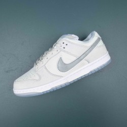 Nike SB Dunk Low Grey Silver For Men Sports Shoes 