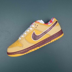 Nike SB Dunk Low Yellow Lobster Red White Yellow Men Sports Shoes 