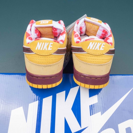 Nike SB Dunk Low Yellow Lobster Red White Yellow Men Sports Shoes