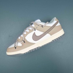 Nike SB Dunk Low White Brown khaki Men Casual Shoes 