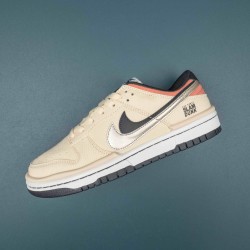 Nike SB Dunk Low Beige White Black Men Sports Shoes 