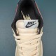 Nike SB Dunk Low Beige White Black Men Sports Shoes