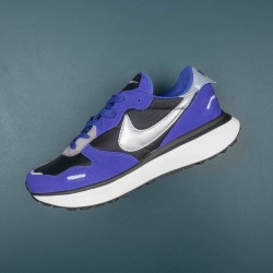 Nike Phoenix Waffle Black Purple Silver Women And Men Shoes 