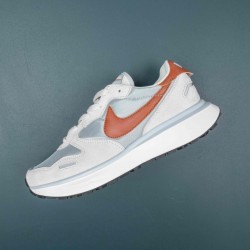 Nike W Phoenix Waffle Light Bone Rugged Orange Women And Men Shoes 