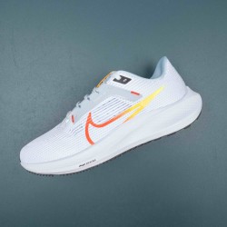 Nike Air Zoom Pegasus 40 Orange White Running Shoes For Men 