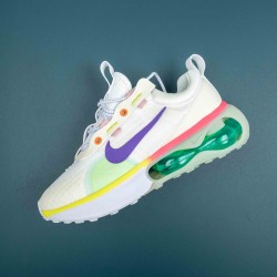 Nike Air Max 2021 White Purple Green Running Shoes For Men 