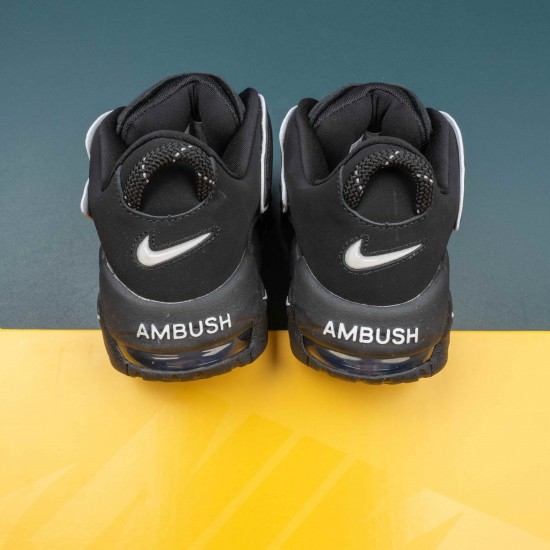 Nike Air More Uptempo x AMBUSH Black Running Shoes For Men