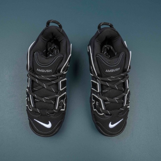 Nike Air More Uptempo x AMBUSH Black Running Shoes For Men