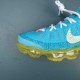 Nike Air VaporMax 2023 Flyknit Blue White Yellow Running Shoes For Men