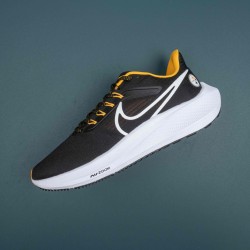 Nike Air Zoom Pegasus 39 Black Yellow Running Shoes For Men 