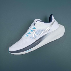 Nike Air Zoom Pegasus 39 White Blue Running Shoes For Men 