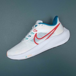 Nike Air Zoom Pegasus 39 White Red Running Shoes For Men 