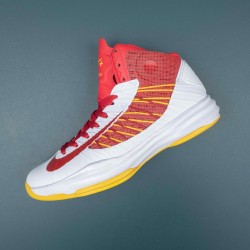 Nike Hyperdunk 2012 White Red Basketball Shoes For Men 